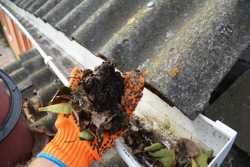 Blocked Gutter Cleaning